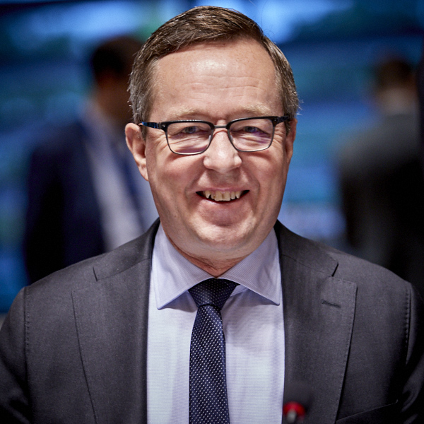 Mika Lintilä, ministr financí Finska, které v současnosti Radě předsedá