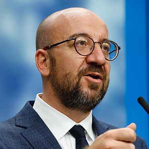 Charles Michel, président du Conseil européen