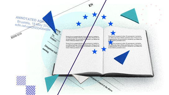 Illustration showing an open book.