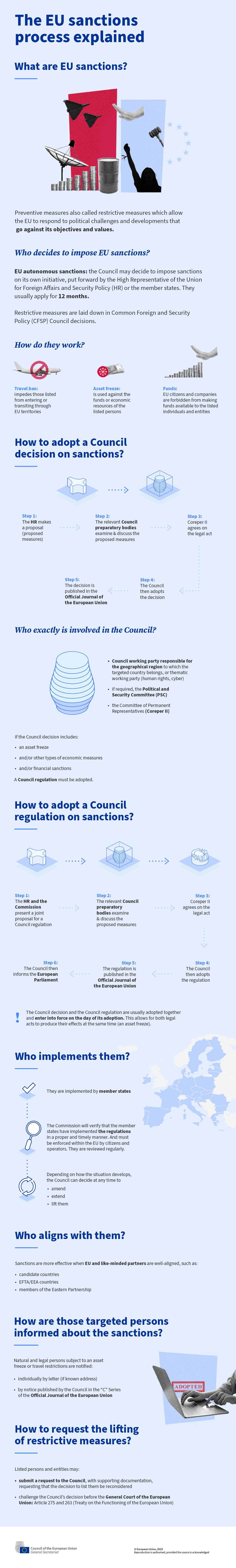  Informacija apie ES sankcijų procesą