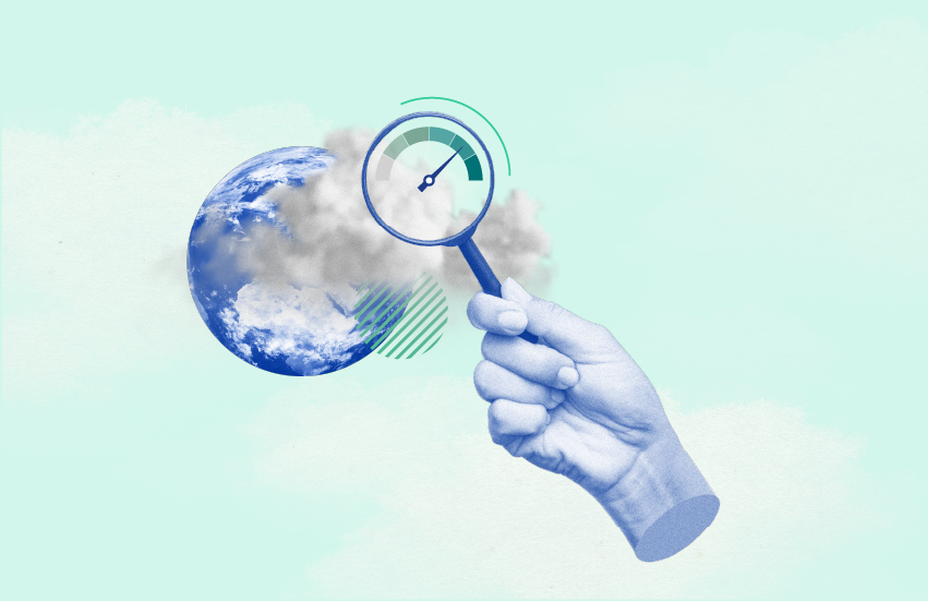 The page presents the latest data about air pollution in Europe, as well as facts about how pollution affects human health and the environment.