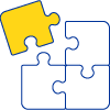 Illustrazione di un puzzle. 