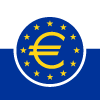 Logo della BCE con il simbolo dell'euro.
