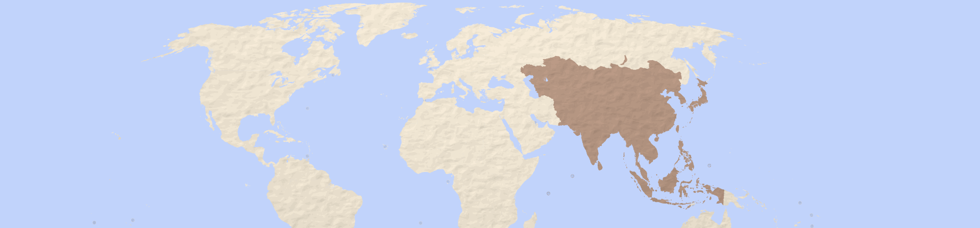 Map of Asia.